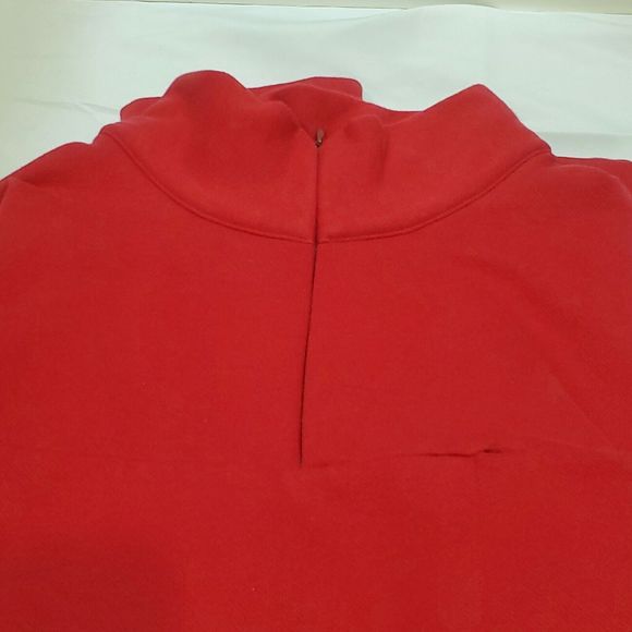 Polo Sport Ralph Lauren Men's 1/4 Zip Mock Turtleneck Fleece Sweatshirt Red XL - Picture 6 of 16